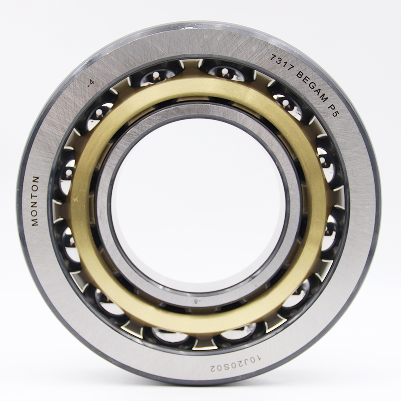 7317BECBM Angular contact ball bearings 