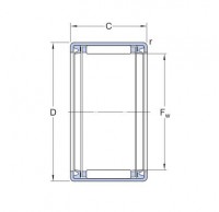 HK...2RS Series Drawn cup needle roller bearings