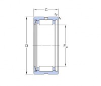 RNA 49...RS Series Needle roller bearings with machined rings without an inner ring